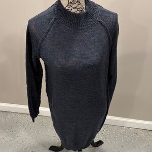 NWT StitchDrop Multicolored Mock Neck Knit Sweater Dress